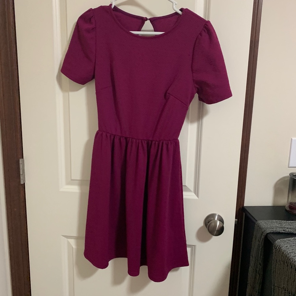 Purple dress